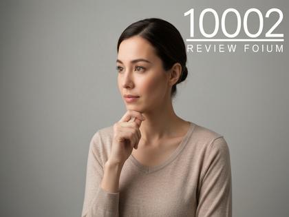 スマホで口コミ掲示板を見て考え込む女性のイメージ