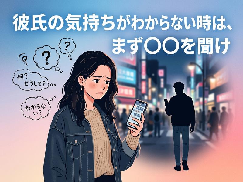 彼氏の気持ちがわからない時の対処法と本音を知る聞き方