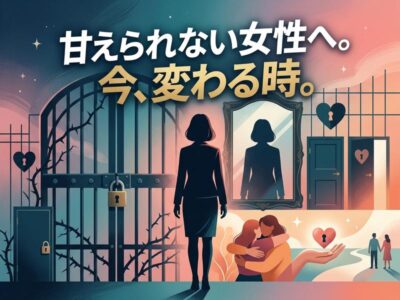 甘えられない女性の特徴7つと今日からできる甘え方のコツ