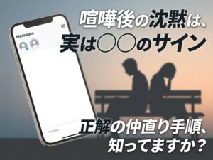 彼氏と喧嘩して音信不通…仲直りの正解手順とLINE例文まとめ