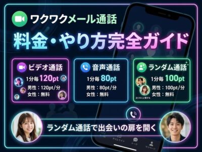 「ワクワクメール通話」料金・使い方完全ガイドの画像。