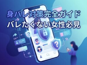 マッチングアプリの身バレが怖い女性へ｜バレる確率と防ぐ方法を徹底解説
