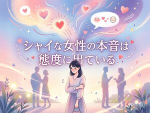 シャイな女性が好きな人にとる態度10選｜無意識のサインと誤解されない伝え方