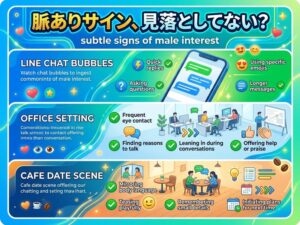脈ありサイン男性の見抜き方20選｜LINE・職場・初デートで出る本音