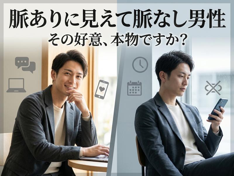 脈ありに見えて脈なし男性の特徴15選｜職場・LINE・アプリ別の見分け方