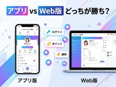ワクワクメールのアプリとWeb版はどっちを使う？ログイン・ポイント・通知の疑問をまとめて解決
