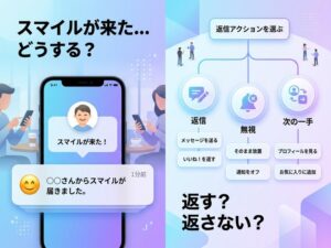 ワクワクメールのスマイルが届いたら?返す返さないの判断基準と次の一手