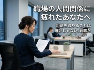 50代女性の職場の人間関係がしんどい時の対処法と距離の取り方