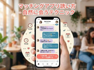 マッチングアプリの誘い方完全ガイド|例文とタイミングで自然に会える