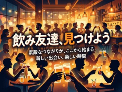 飲み友達ほしい人へ｜お酒好きがつながる探し方と安全に会うコツ
