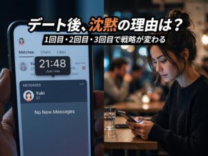 デート後に誘われない理由と次につなげる方法｜1回目・2回目・3回目別に解説