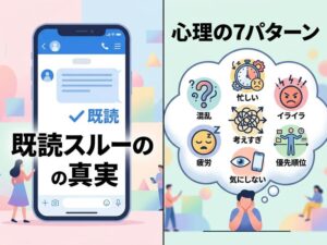 既読スルーする彼女の心理とは?本音7パターンと誤解されない返し方