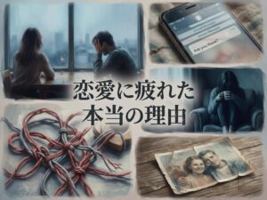 「恋愛に疲れた」の正体は5つの場面にある｜別れる前の判断基準と癒しの曲・映画