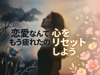 「恋愛なんてもう疲れたの」の元ネタと、心が限界のときの立て直し方