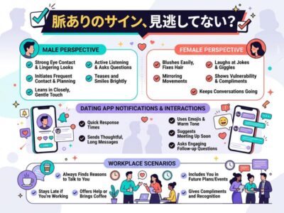 脈ありのサインを徹底解説｜男女別・LINE・職場別の見抜き方と診断チェック