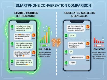 スマートフォンの画面を見ながら少し不安げな表情をしている20代女性
