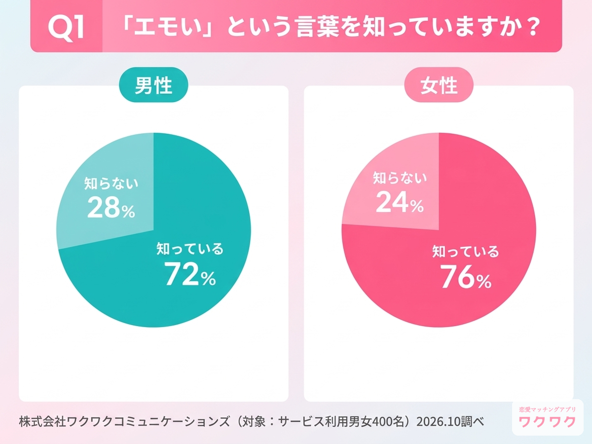 「エモい」という言葉を知っていますか？